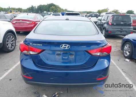 2016 Hyundai Elantra Se from USA, damaged, VIN 5NPDH4AE2GH671307